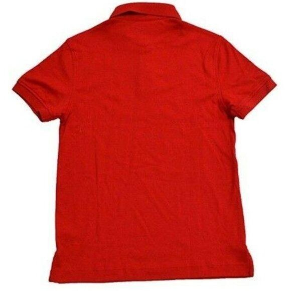 Tommy Hilfiger Mens Custom Fit Interlock True Red Polo Shirt Size Medium - Picture 2 of 2